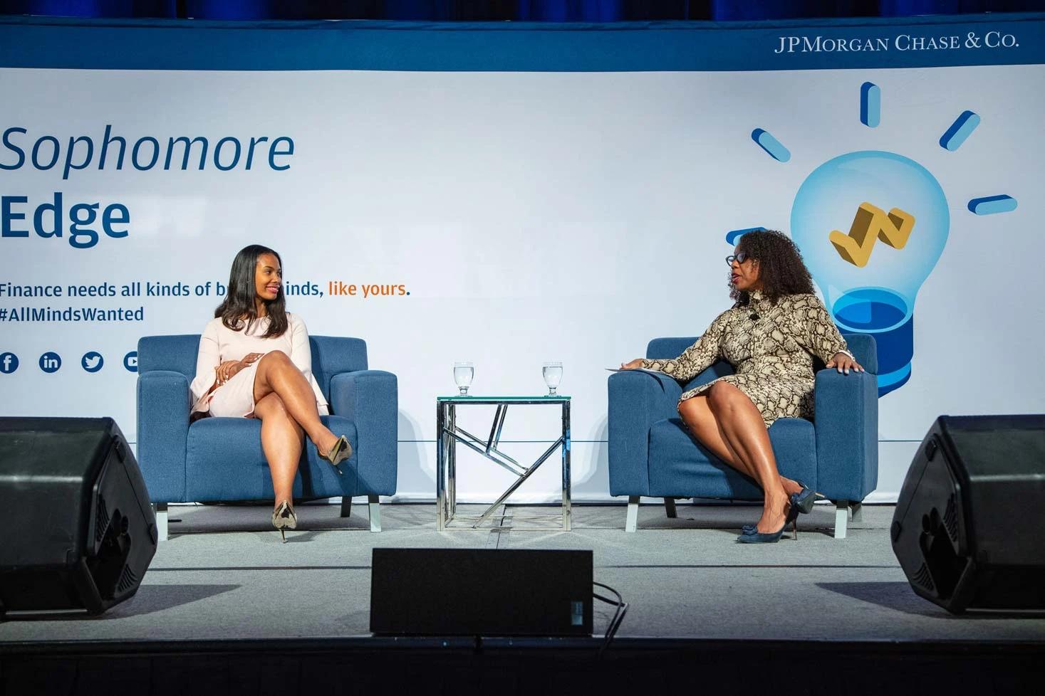 Audience engagement at a corporate event keynote