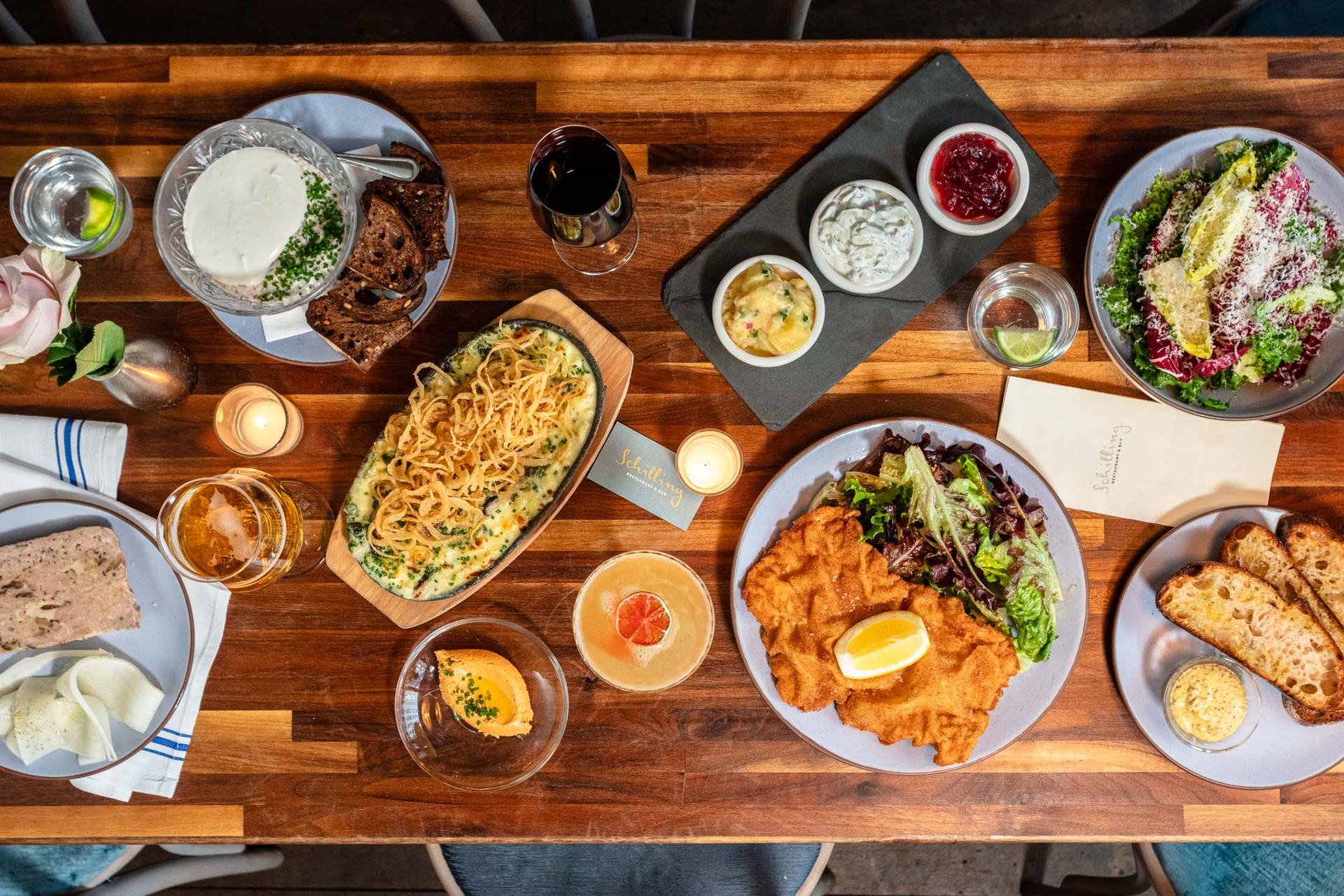 Entertaining tablescape, lifestyle restaurant photography, New York