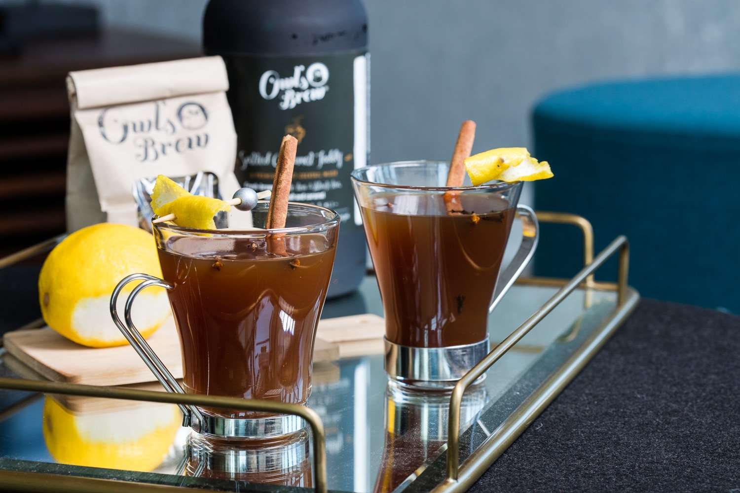 The Owl's Brew drink photography by Brent Herrig
