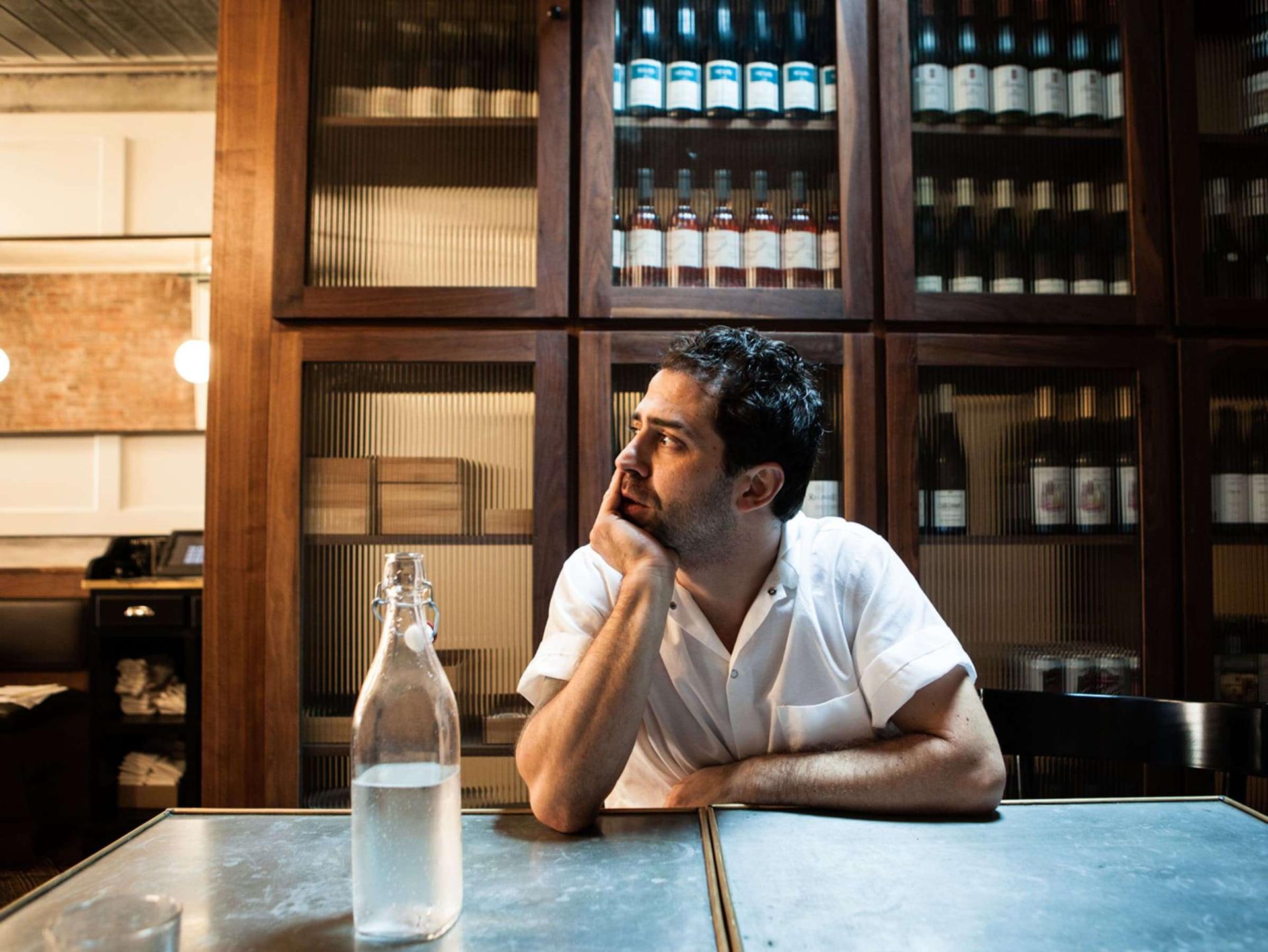 Portrait of chef Ignacio Mattos of Estela, New York