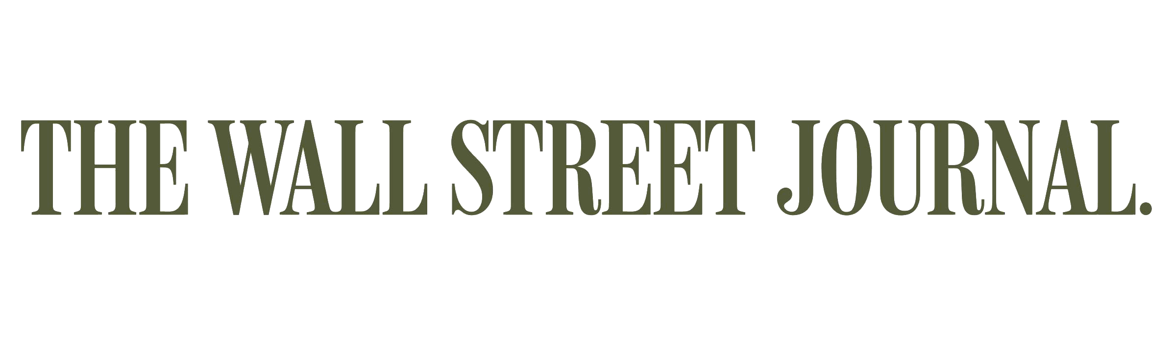 The Wall Street Journal logo featuring photography by Brent Herrig