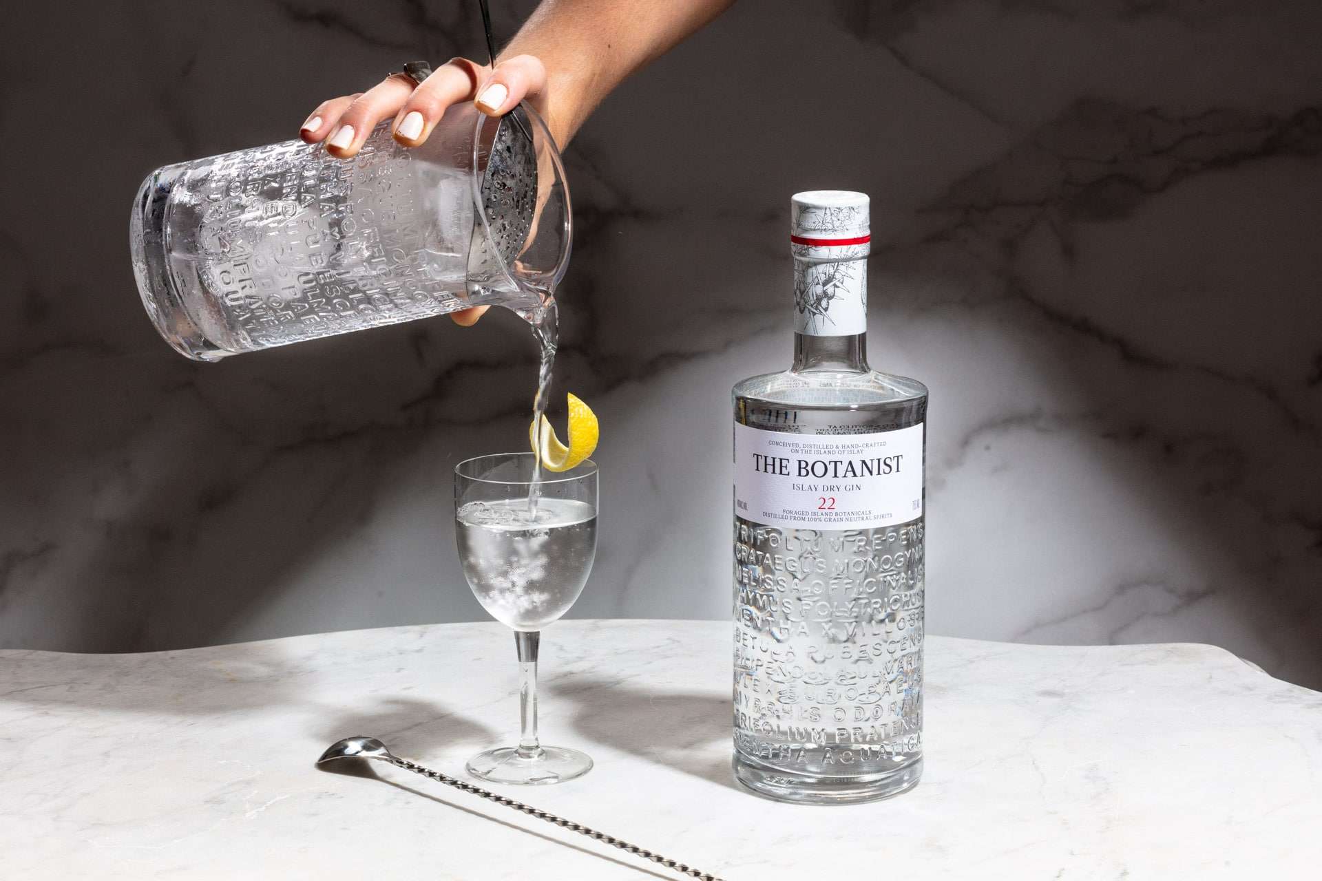 Cocktail photography with AI-generated seasonal adaptations