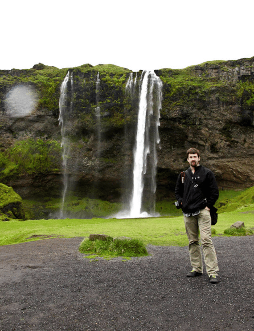 Brent Herrig exploring the dramatic landscapes of Iceland