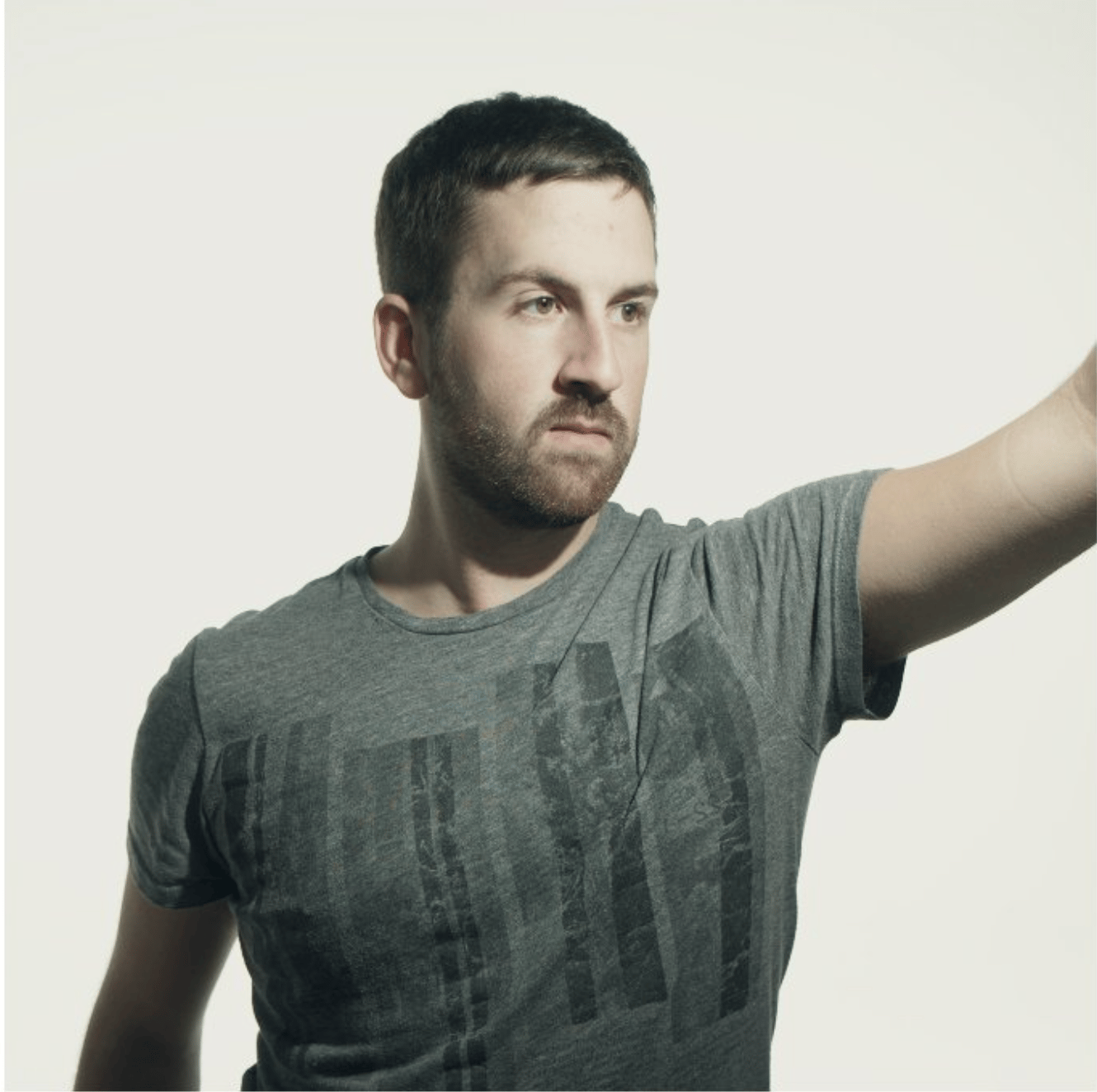 Brent Herrig posing for a portrait session