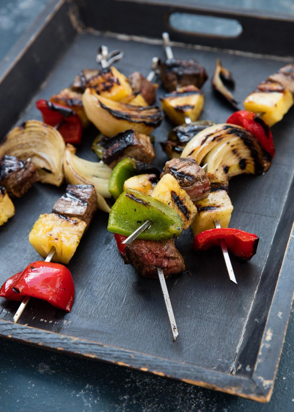 Pineapple steak kabobs from The Whole30 Cookbook