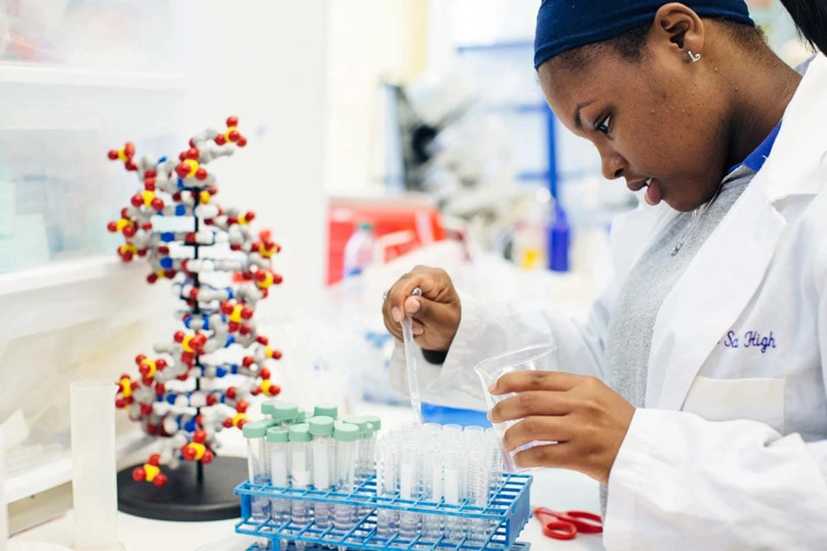 Volunteers working together at nonprofit event