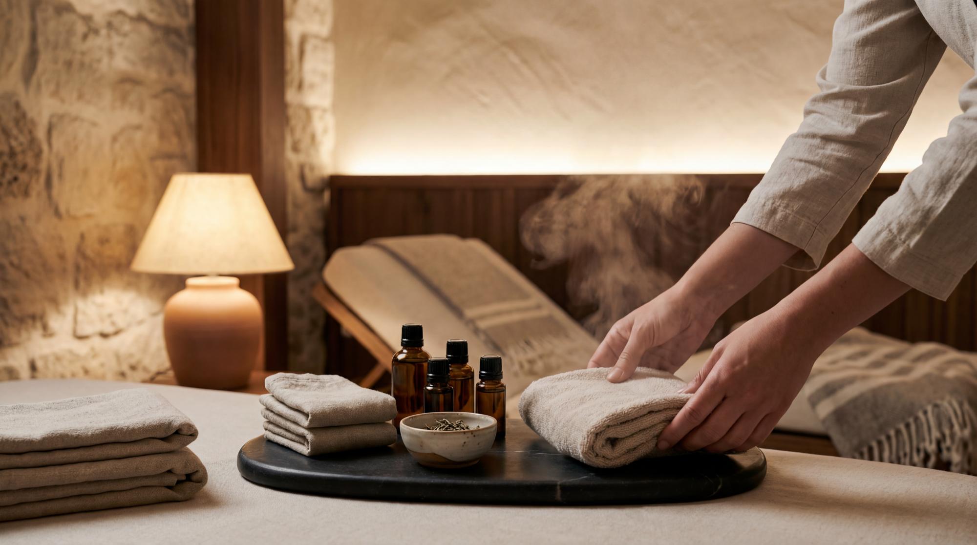 Macro photography of luxury hotel textiles and premium design materials