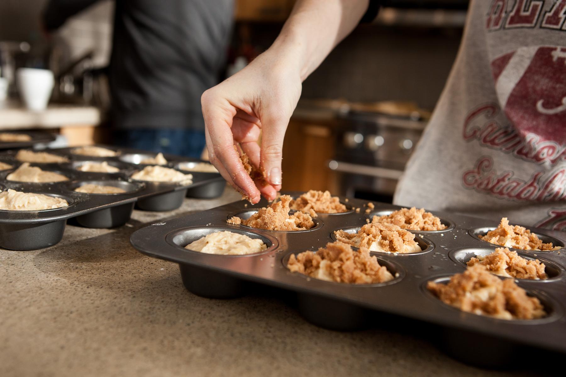 Outdoor food preparation lifestyle photography, showcasing rustic culinary storytelling in a natural canoe setting
