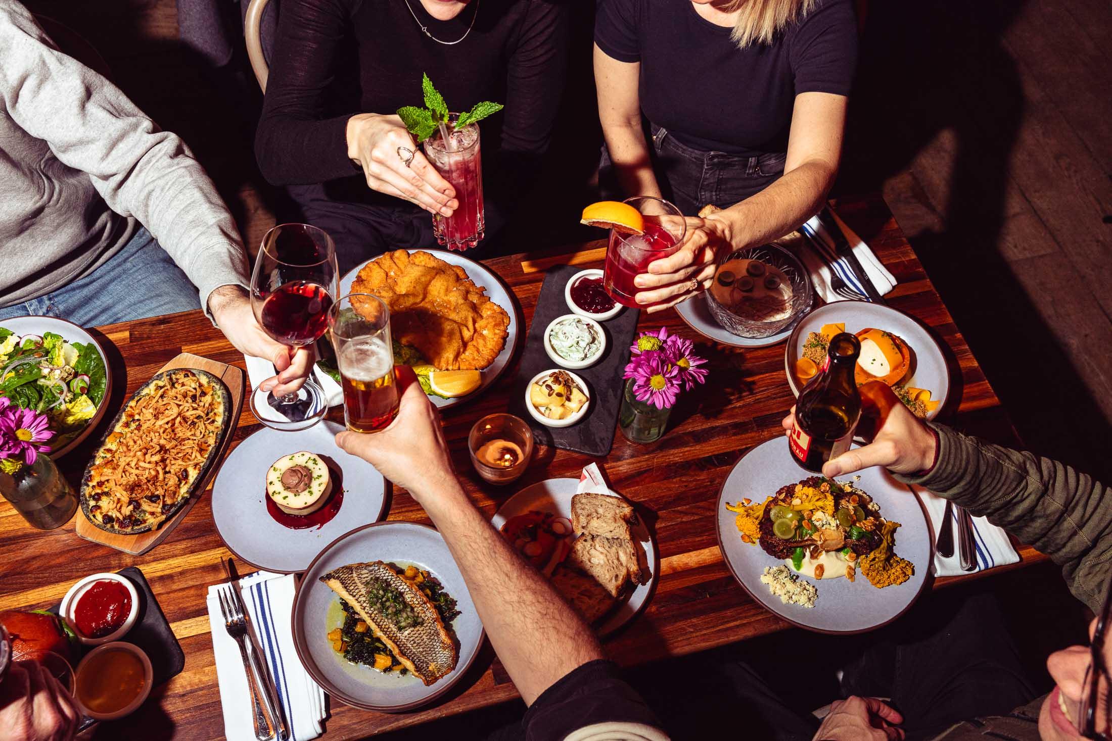 Behind-the-scenes culinary lifestyle photography at Schilling, featuring authentic kitchen moments and chef preparation