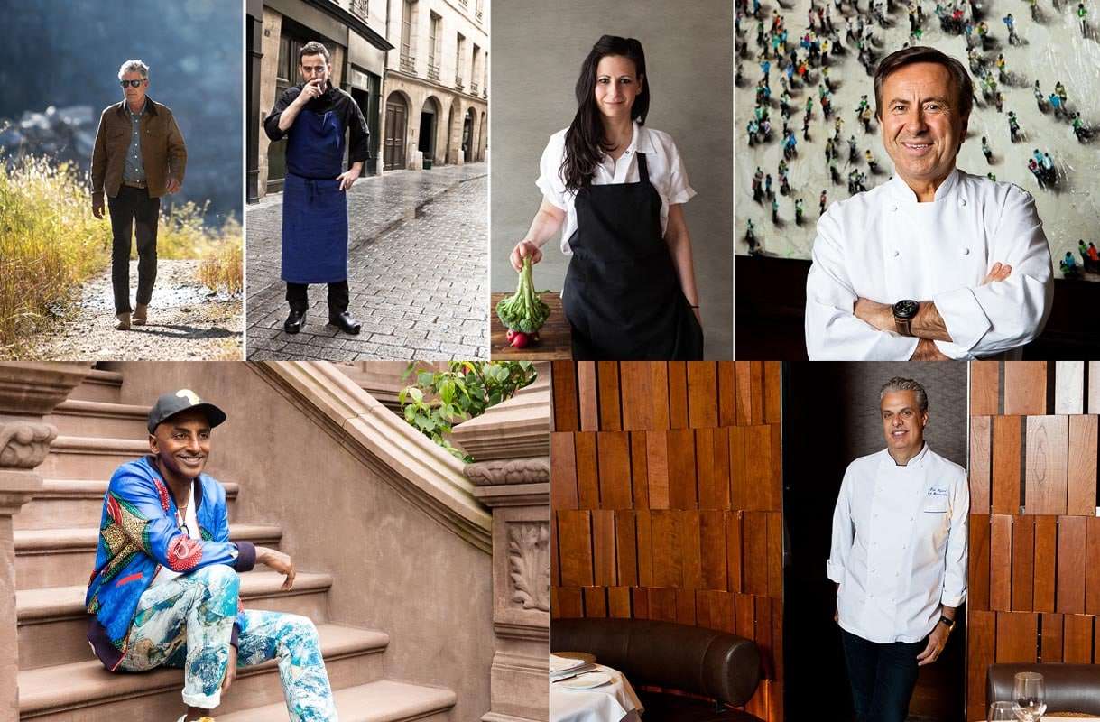 Behind the scenes of Brent Herrig photographing chef