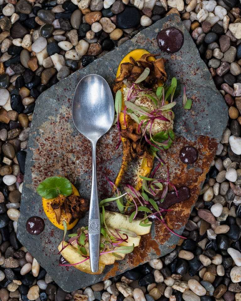 Spoonful portrait of Chef Matt Weinstein titled Field & Stream, from the Spoonfuls of Inspiration fine art series.